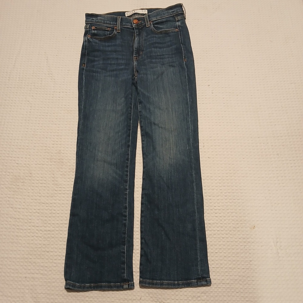AYR The Pop Straight Leg Jeans Dark Wash Blue Denim W28